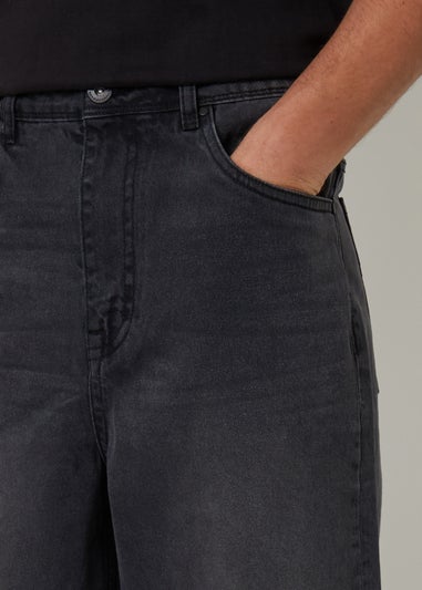 Threadbare Grey Baggy Fit Jeans