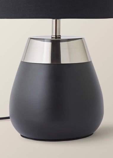ValueLights Hurst Black Touch Touch Table Lamp
