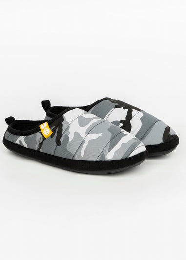 Crosshatch Black Camo Padfoot Slippers