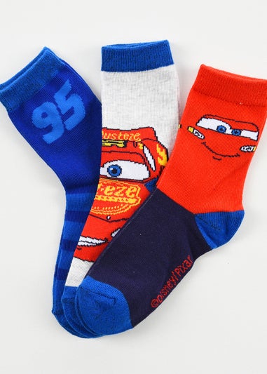 Disney Cars 95 Kids 6 Pack Of Socks