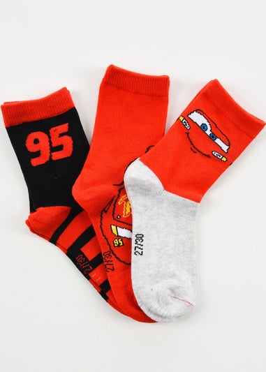 Disney Cars 95 Kids 6 Pack Of Socks