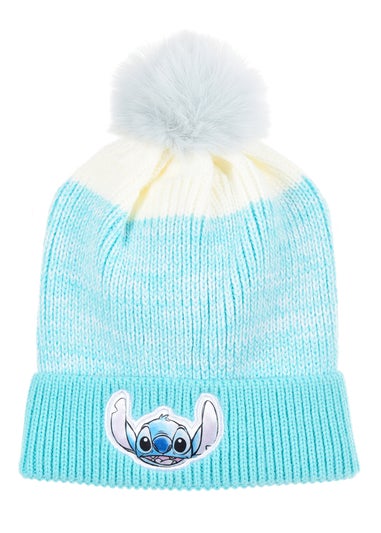 Disney Stitch Emblem Kids Blue Hat & Glove Set