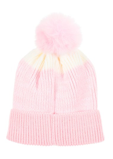 Disney Stitch Emblem Kids Pink Hat & Glove Set