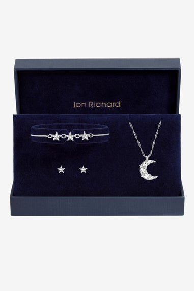 Jon Richard Silver Plated Celestial Trio Set Gift Box