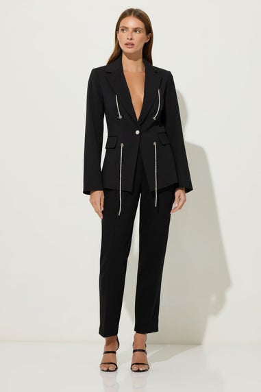 Star By Julien Macdonald Black Diamante Detail Blazer