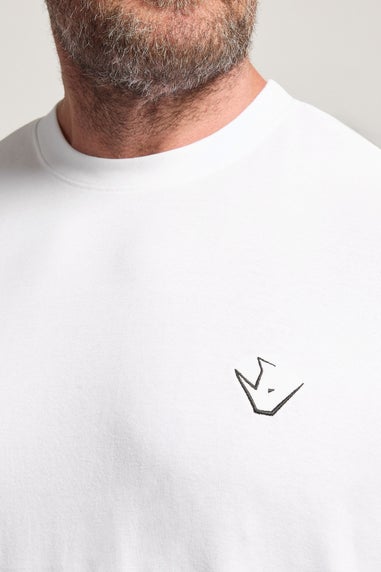 BadRhino White 'Rest Day' T-Shirt