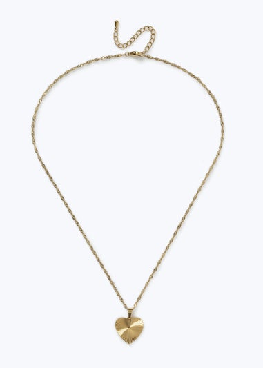 Muse Gold Heart Necklace