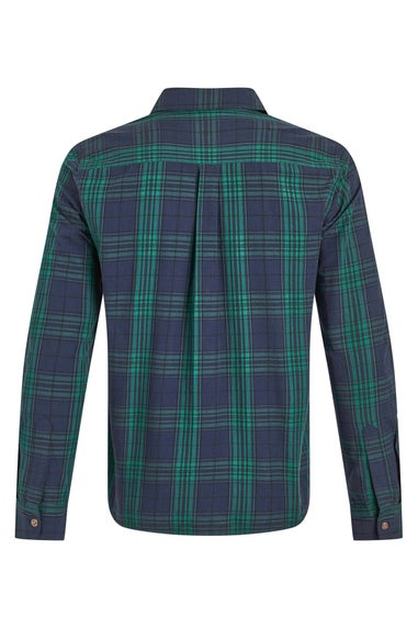 Weird Fish Green Ivy Lando Long Sleeve Check Shirt