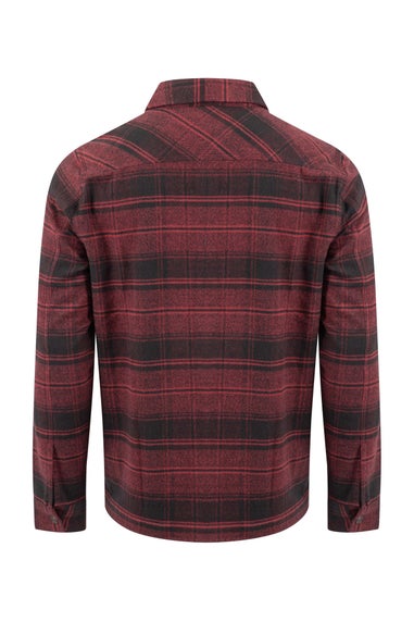 Weird Fish Garnet Bosco Checked Over Shirt