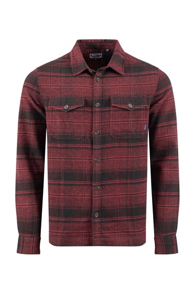 Weird Fish Garnet Bosco Checked Over Shirt