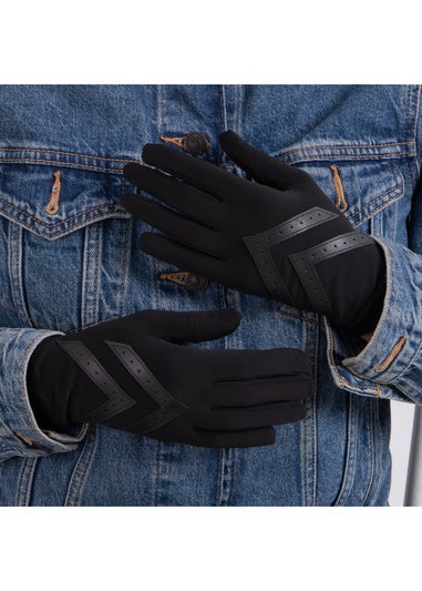 Totes Isotoner Black Original Stretch Glove