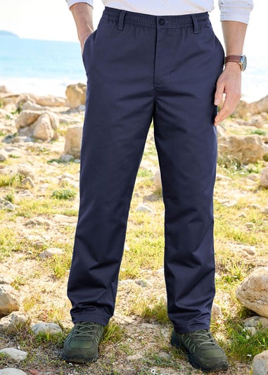 Cotton Traders Ink Thermal Leisure Trousers 27" Leg