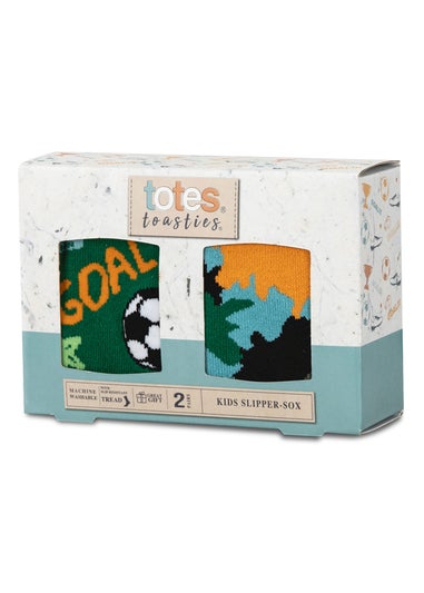 Totes Toasties Kids Original Slipper-Sox 2 Pack