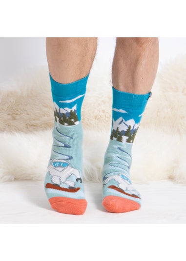 Totes Toasties Mens Original Slipper Socks 2 Pack