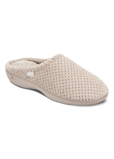 Totes Isotoner Oat Popcorn Terry Mule Slippers