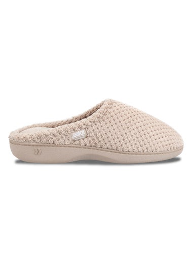 Totes Isotoner Oat Popcorn Terry Mule Slippers