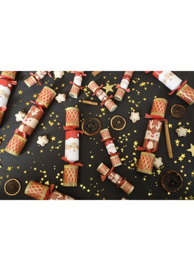 Heart & Soul Red Santa & Reindeer 12in cracker