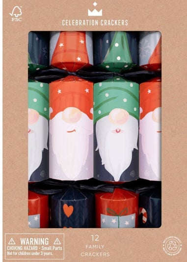 Heart & Soul Multi Colour Festive Gonk 12in Cracker
