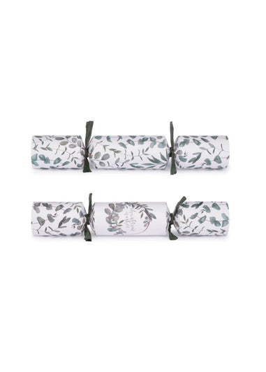 Heart & Soul White & Green Eucalyptus 12in crackers