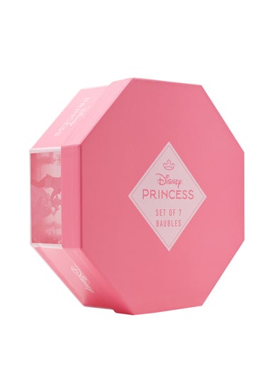 Disney Set Of 7 Multicoloured Baubles Princesses