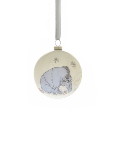 Disney Magical Beginnings Set Of 6 White Baubles