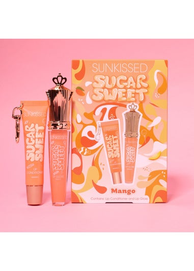 Sunkissed Sugar Sweet Peach Lip Conditioner & Lip Gloss Duo Mango