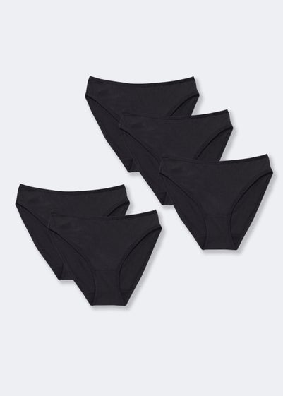 5 Pack High Leg Knickers - Size 8