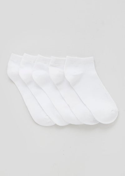 5 Pack Soft Touch Bamboo Trainer Socks - One Size