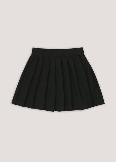 Girls Black Kilt School Skirt (8-16yrs) - Matalan