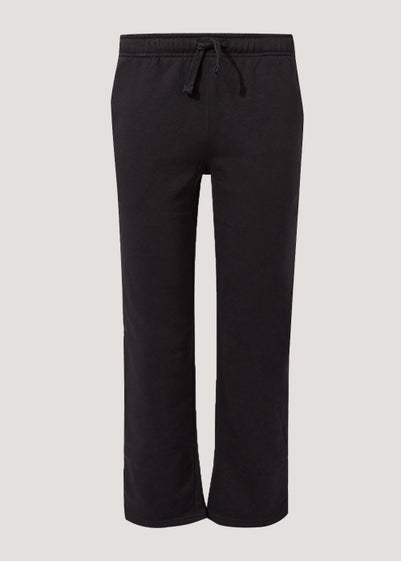 Black Essential Straight Fit Joggers - Extra small