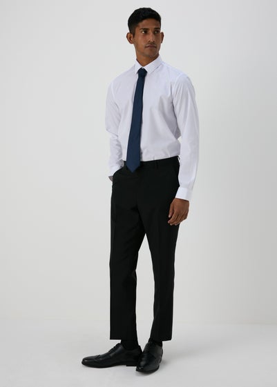 Taylor & Wright Panama Black Tailored Fit Suit Trousers