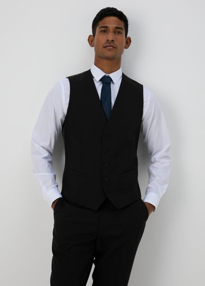 Taylor & Wright Panama Black Suit Waistcoat