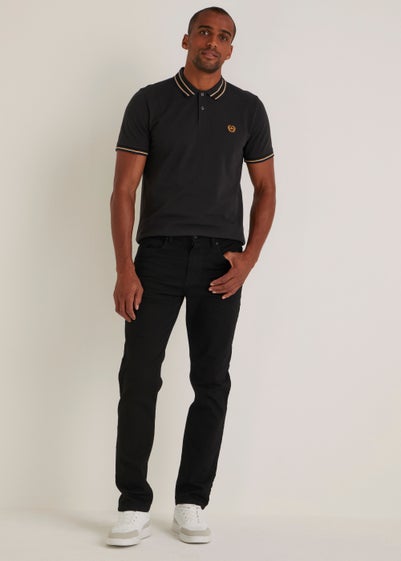 Black Stretch Slim Fit Jeans - 30 Waist Regular