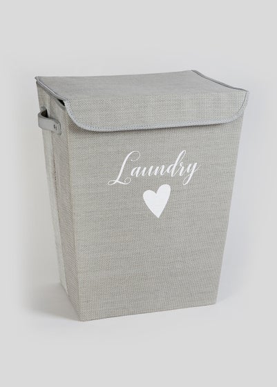 Fabric Laundry Basket (50cm x 40cm x 29cm) Reviews - Matalan