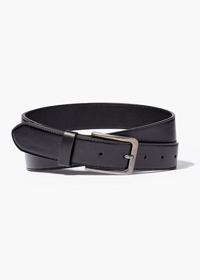 Black PU Flexi Waist Belt - Small