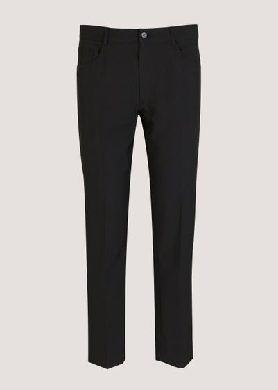 Taylor & Wright Black Slim Fit Formal Trousers