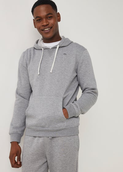 Grey Pull-On Hoodie - Small