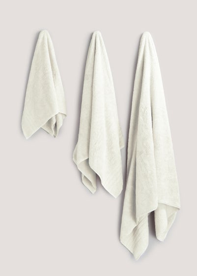 Cream 100% Egyptian Cotton Towels