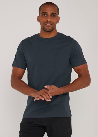 Navy Essential Crew Neck T-Shirt - Small