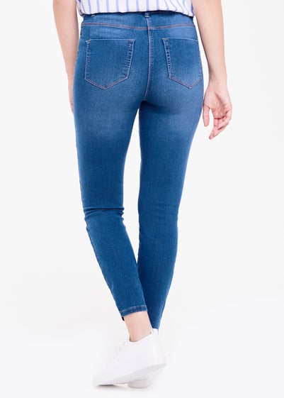 Kimmy Mid Wash Skinny Jeans - Size 08 29 leg
