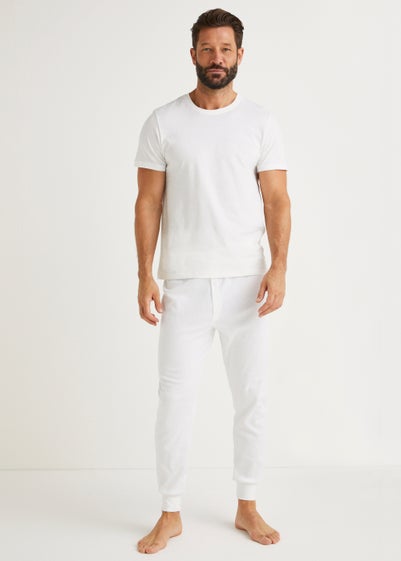 White Thermal Long Johns - Small