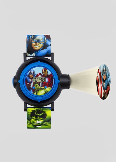 Kids Marvel Avengers Digital Projection Watch (One Size) - One Size