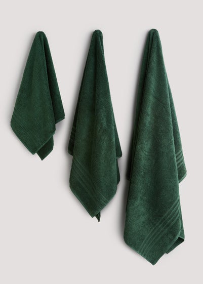 Green 100% Egyptian Cotton Towels - Hand Towel