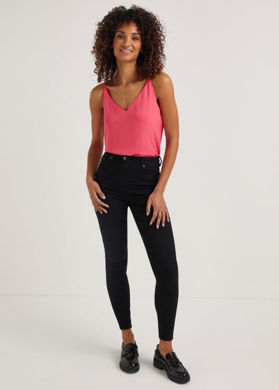 April Black Super Skinny Jeans - Size 08 29 leg