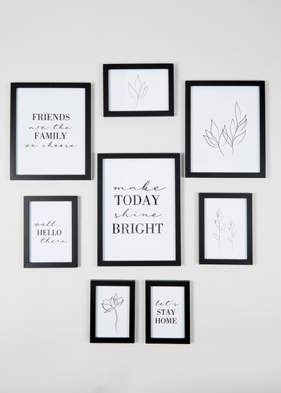 8 Pack Wall Hanging Photo Frames