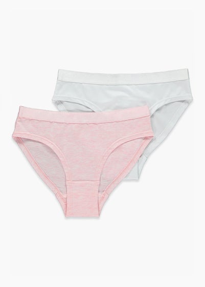 Girls 2 Pack Briefs (8-16yrs) - Age 8 - 9 Years