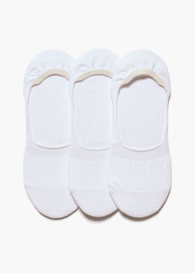 3 Pack Invisible Trainer Socks - Sizes 3-5 .5