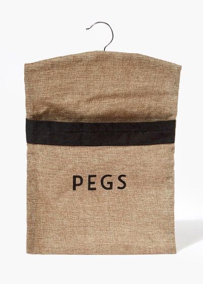Hessian Peg Bag (45cm x 30cm)