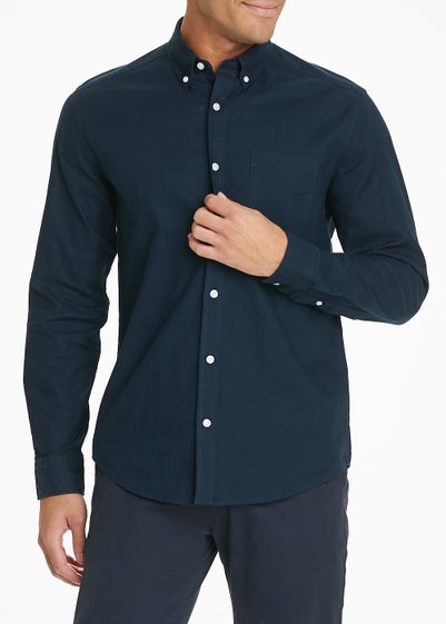 Navy Oxford Shirt - Small