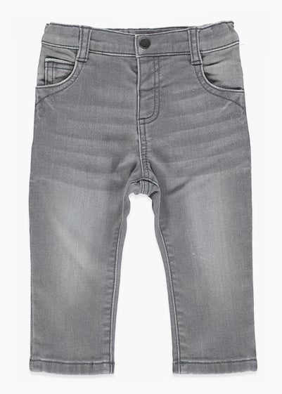 Boys Grey Skinny Jeans (9mths-6yrs) - Age 9 - 12 Months